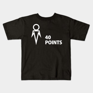 40 Points Kids T-Shirt